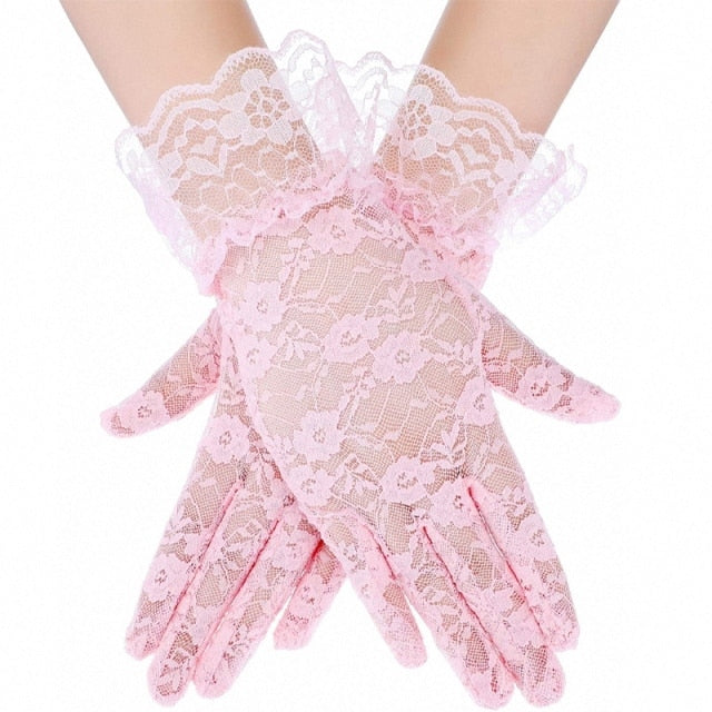 Mănuși cu dantelă pentru femei
