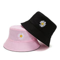 Pălărie de vară cu floare de față-verso