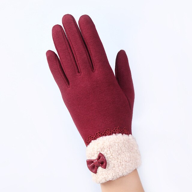 Mănuși elegante pentru femei de iarnă