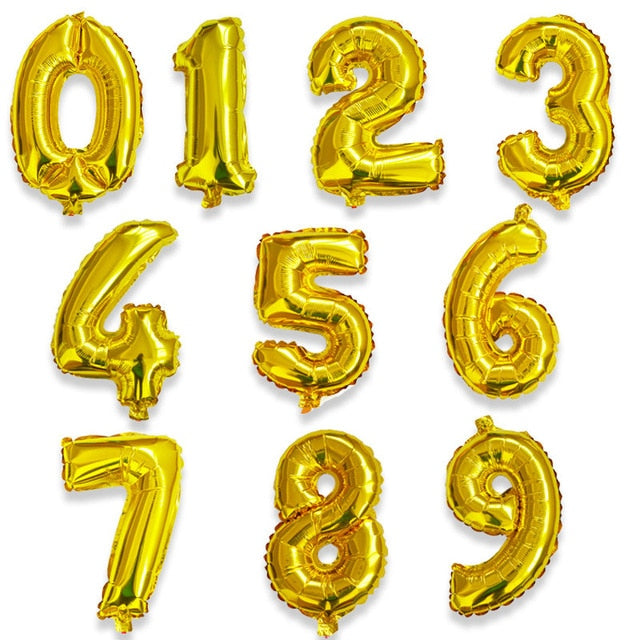 Numere baloane petrecere de ziua de naștere