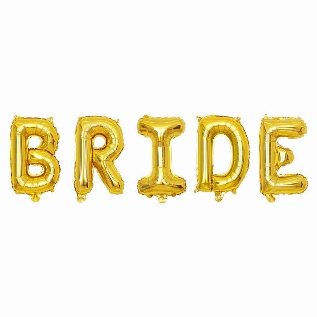 Baloane litere pentru mireasă Bride to be