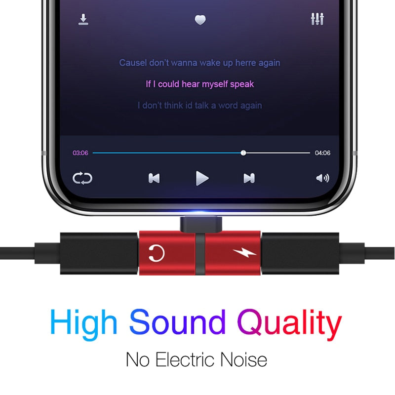 Audio adapter pentru iPhone