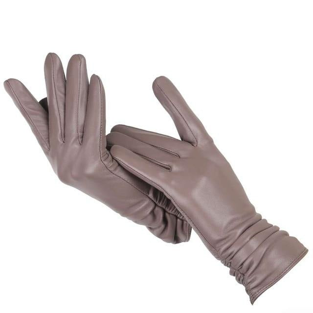 Mănuși de piele naturală pentru femei