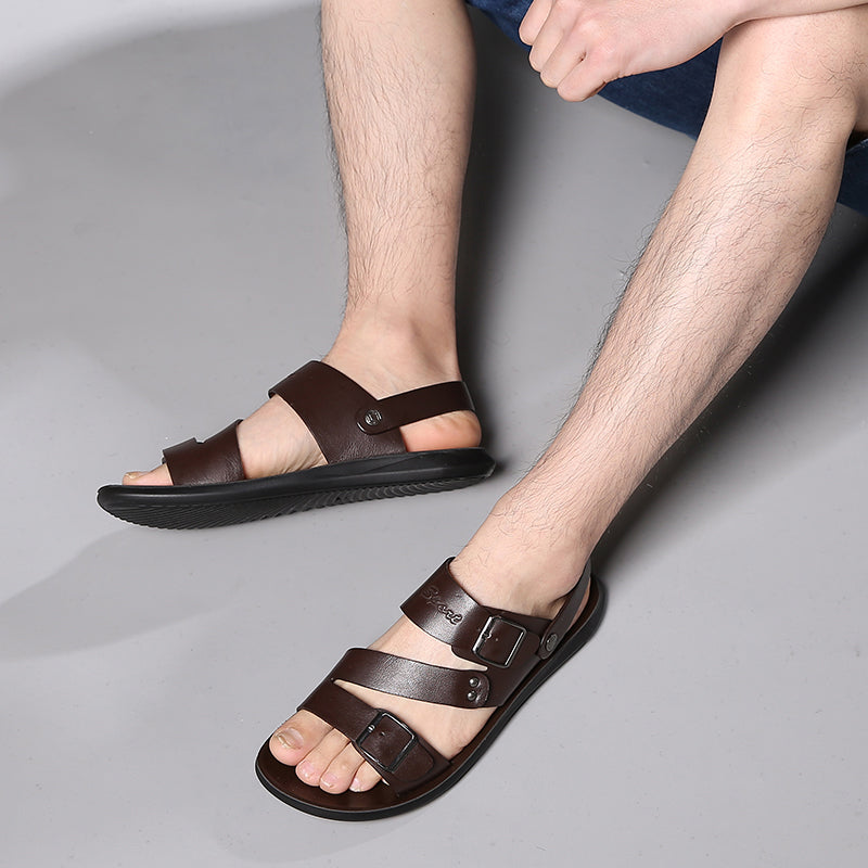 Sandale de piele pentru bărbați