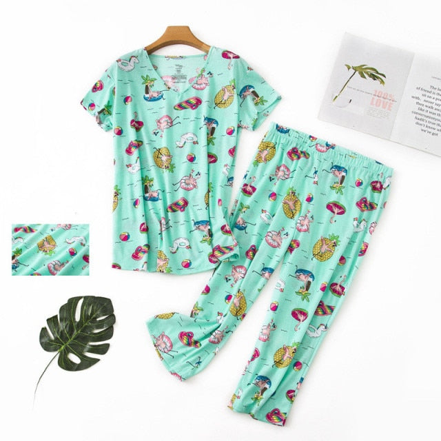 Pijama de bumbac confortabilă pentru femei