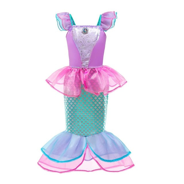 Costum de Little mermaid pentru fete