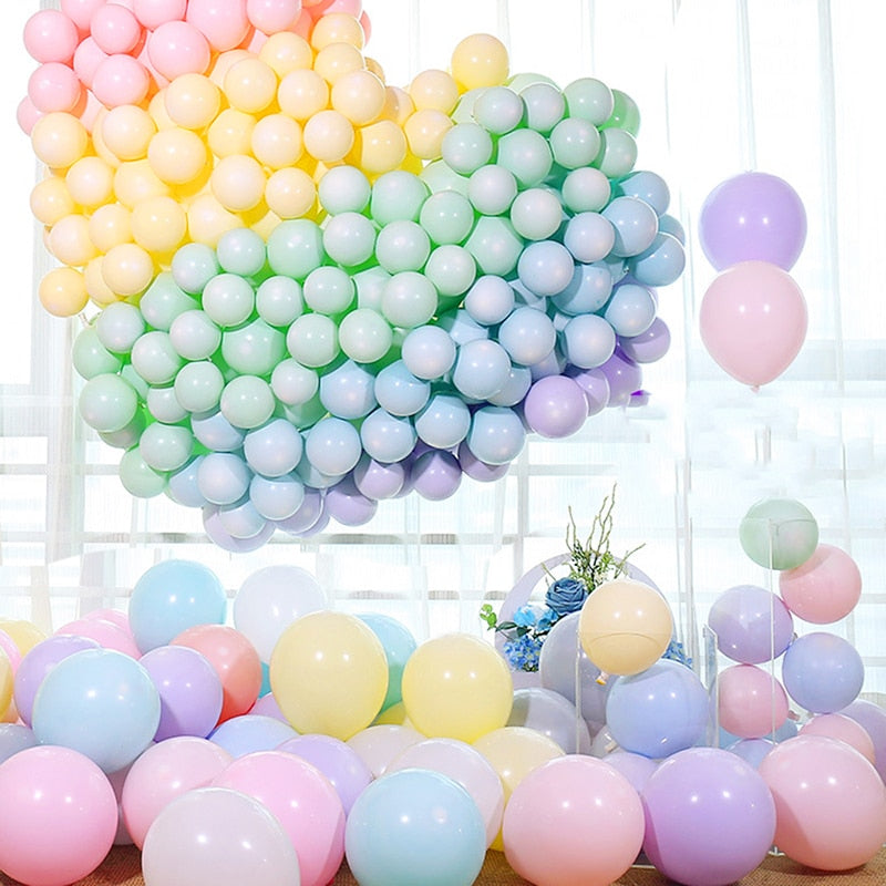 10, 20 sau 30 de bucăți de baloane de culoare pastel