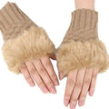 Mănuși de iarnă pufoase