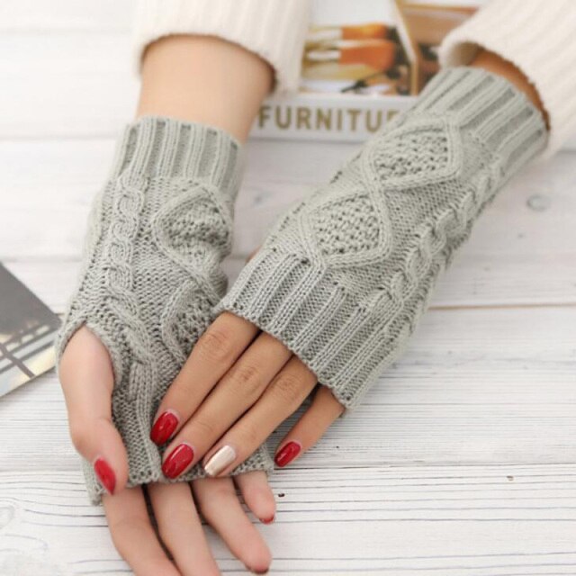 Mănuși de iarnă fără degete pentru femei