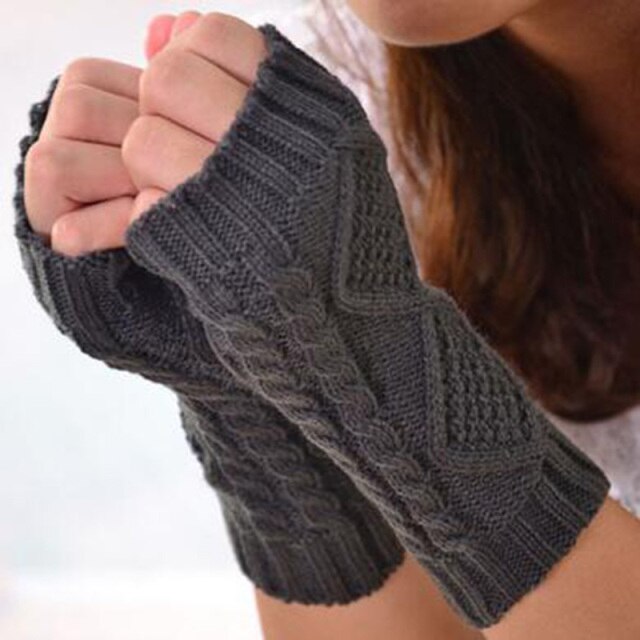 Mănuși de iarnă fără degete pentru femei