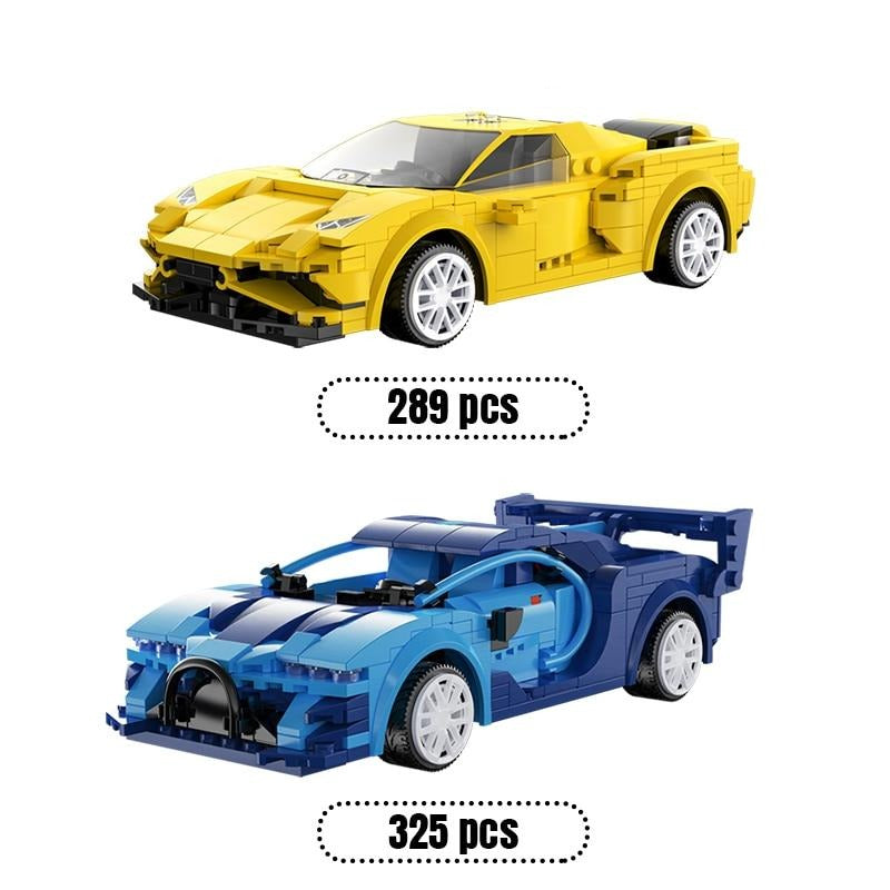 Mașină remote albastră sau galbenă