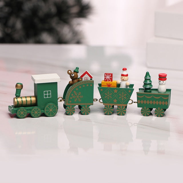 Trenulețe decorative de Crăciun