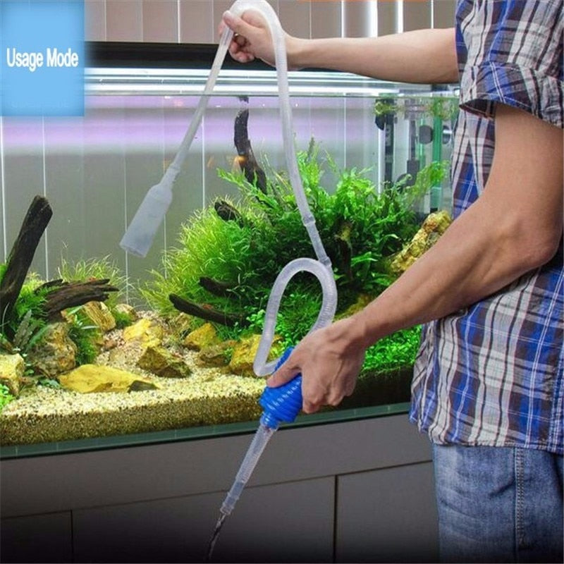 Curățător de acvariu semi-automatic